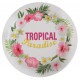 10 assiettes carton Tropical Paradise
