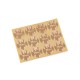 stickers merci kraft rose gold fougères